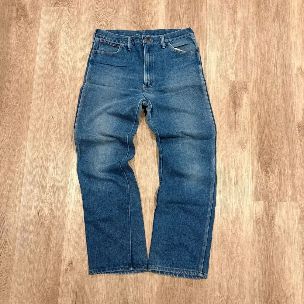 Vintage 1970's Mens Wrangler Jeans Style 956PWS 32x30 Western Relaxed Straight